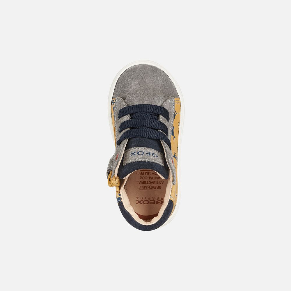 Geox Bebek Bot Sarı/Gri - Biglia Boy - FUD-367215